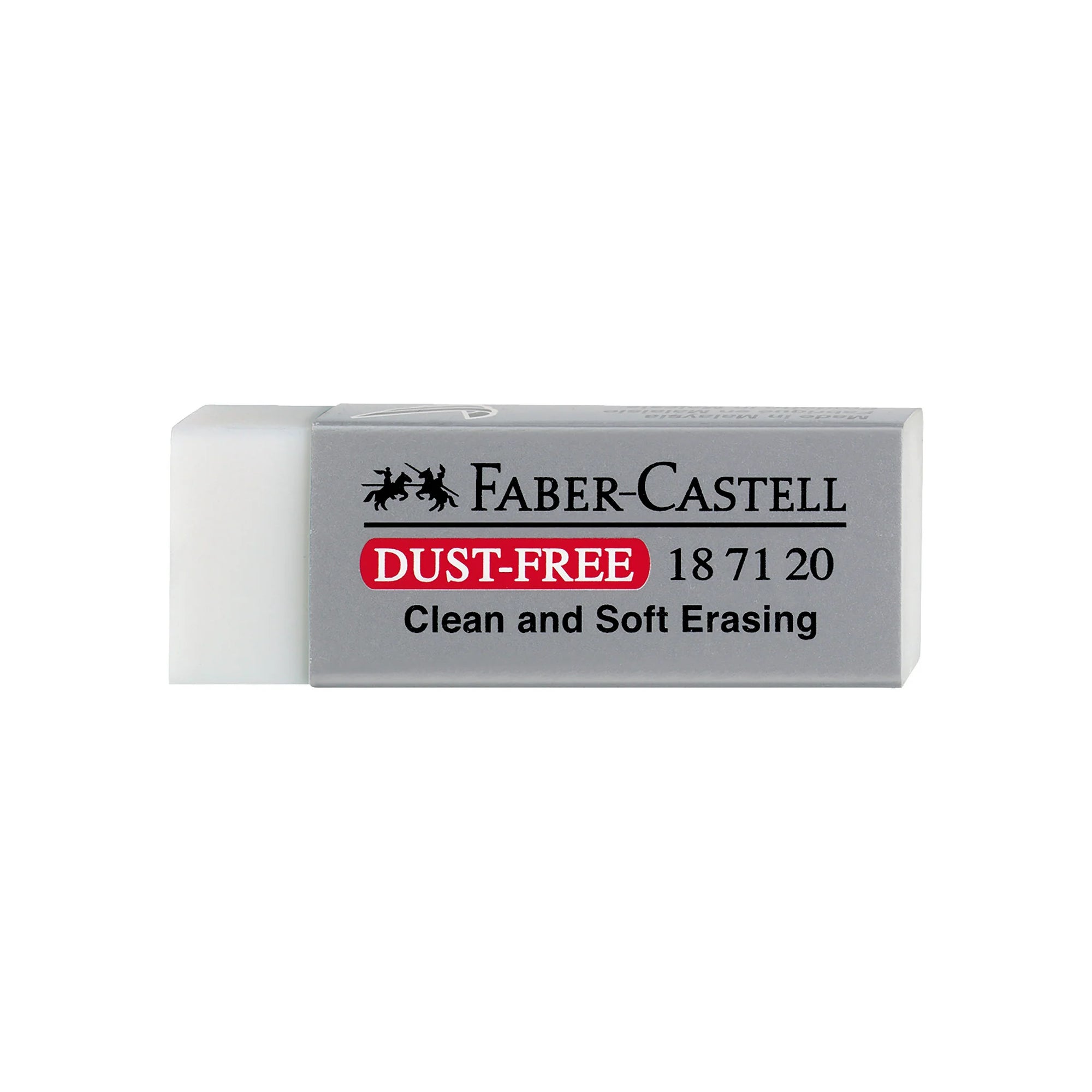DUST-FREE VINYL ART ERASER, WHITE - 2 PACK