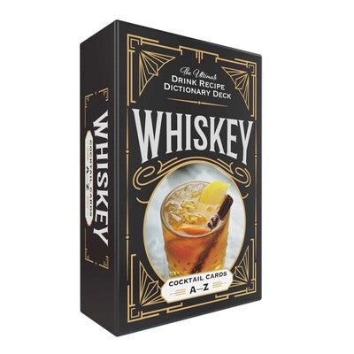 WHISKEY COCKTAIL CARDS A-Z