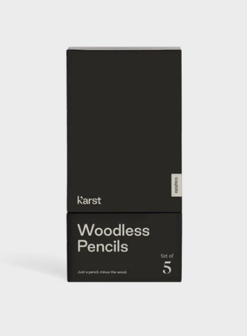 KARST WOODLESS GRAPHITE PENCILS 5 PK