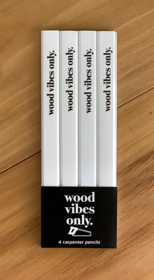 WOOD+WORK CARPENTER PENCIL &  SHARPENER SET