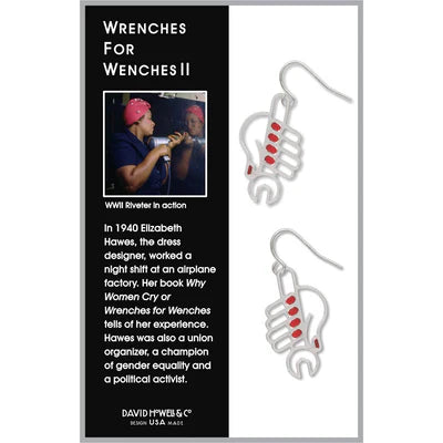 WWII WRENCHES FOR WENCHES 2 EARRINGS